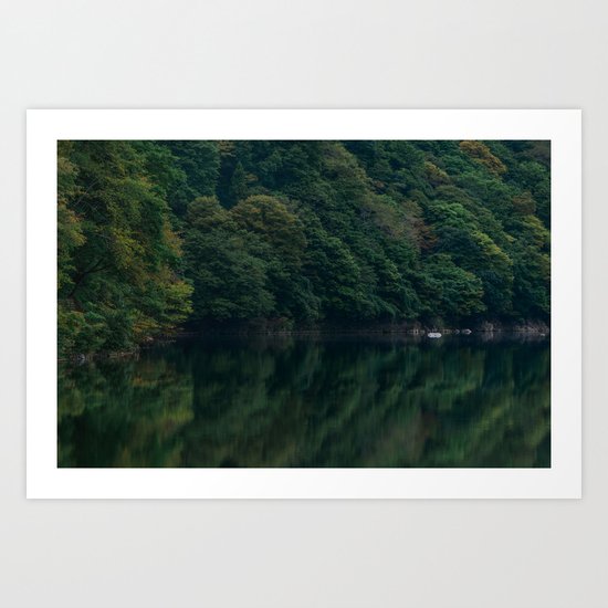 Green Palette Art Print