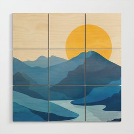 Minimalistic Landscape 10   Wood Wall Art