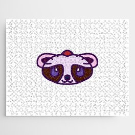 Purple Panda Jigsaw Puzzle