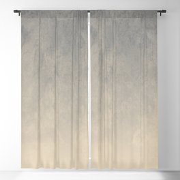 Gradient textured background blue gray beige tones Blackout Curtain