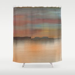 Desert Sunset Shower Curtain