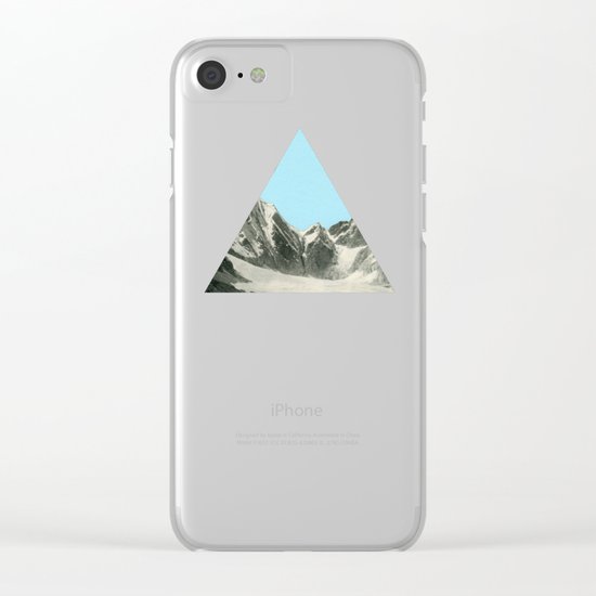 Blue Skies Clear iPhone Case