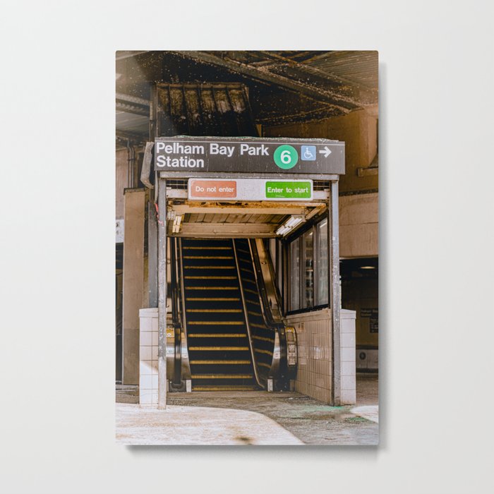 Catch a Ride on the NYC Subway Metal Print