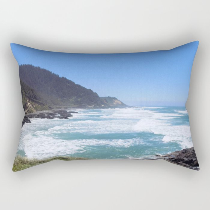 Oregon Coast Road Trip Rectangular Pillow