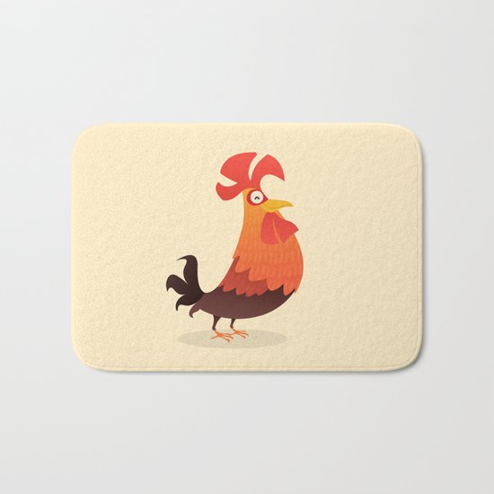 It's Time, Rooster! Bath Mat
