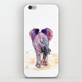 Pink Elephant on Parade iPhone Skin