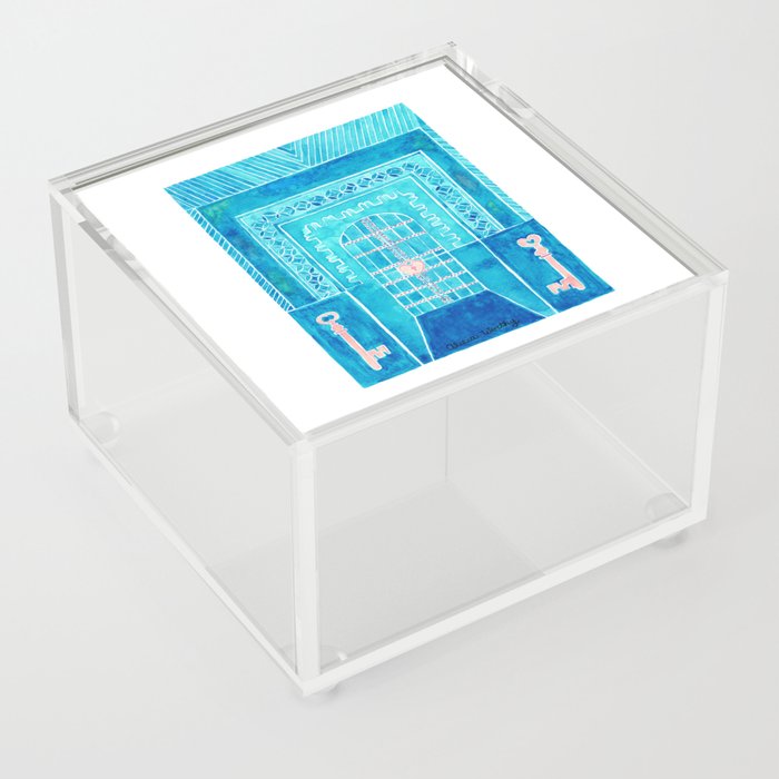 Only One Key - Blue Acrylic Box