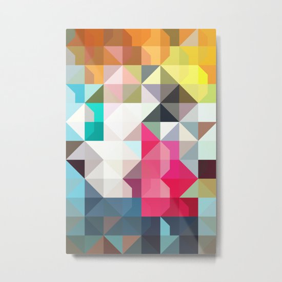 color story - pixelated warfare Metal Print