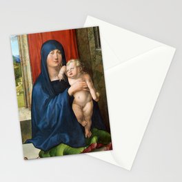 Madonna and Child, 1496-1499 by Albrecht Durer Stationery Card