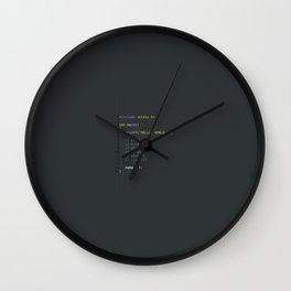 programmer's choice, C nerd. Wall Clock