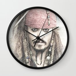 Cpt. Jack Sparrow Wall Clock