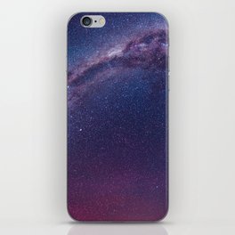 Purple Galaxy iPhone Skin