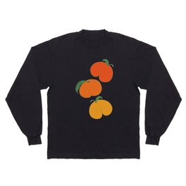 Orange Peaches Butts Long Sleeve T-shirt