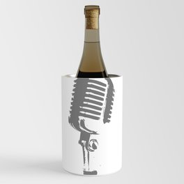 Microphone Silhouette Grey Wine Chiller