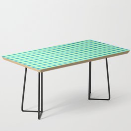 Combi Check - blue mint yellow Coffee Table