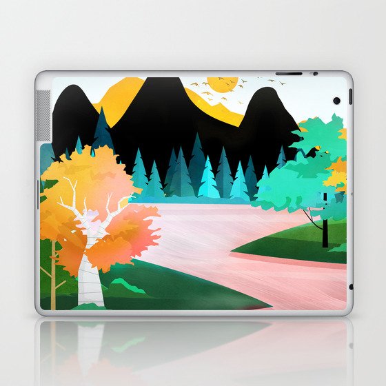 Colorful wilderness Laptop & iPad Skin