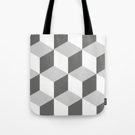 Classic geometric grey mid-century modern pattern Tote Bag