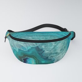 Teal Agate Fanny Pack