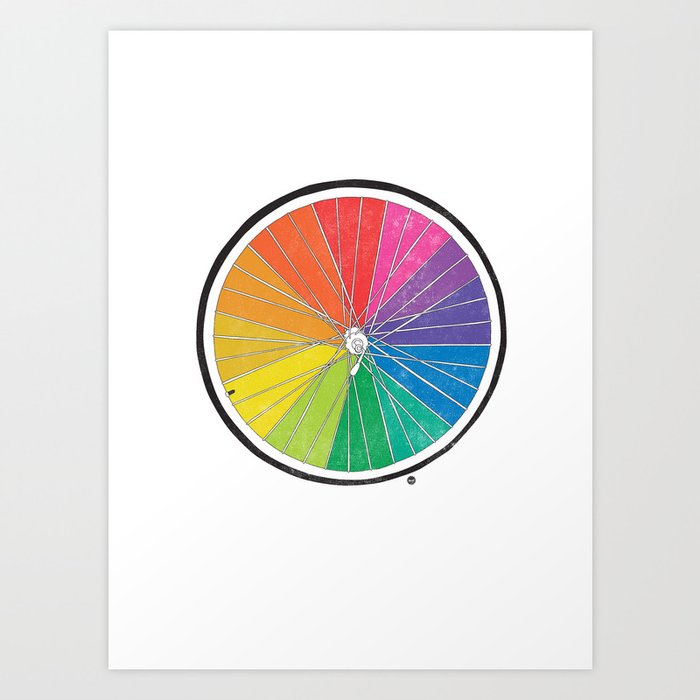 Color Wheel (Society6 Edition) Art Print