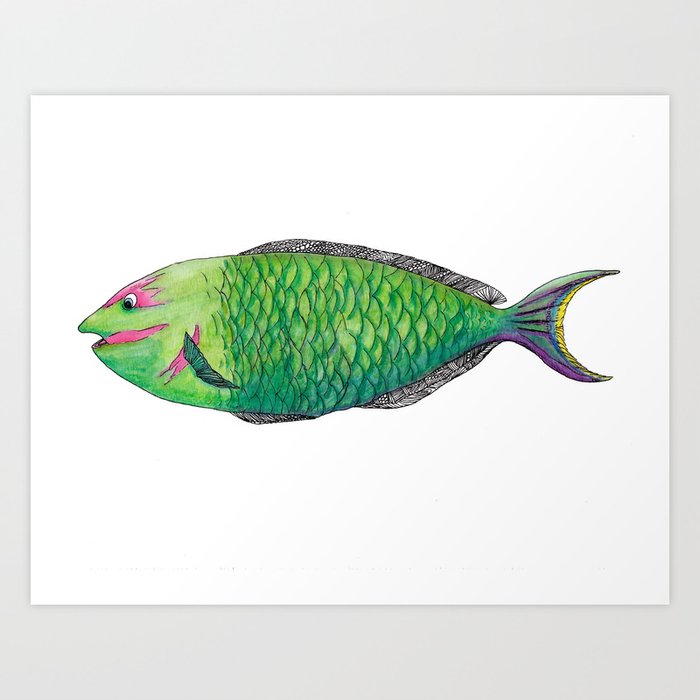 One Fish Art Print