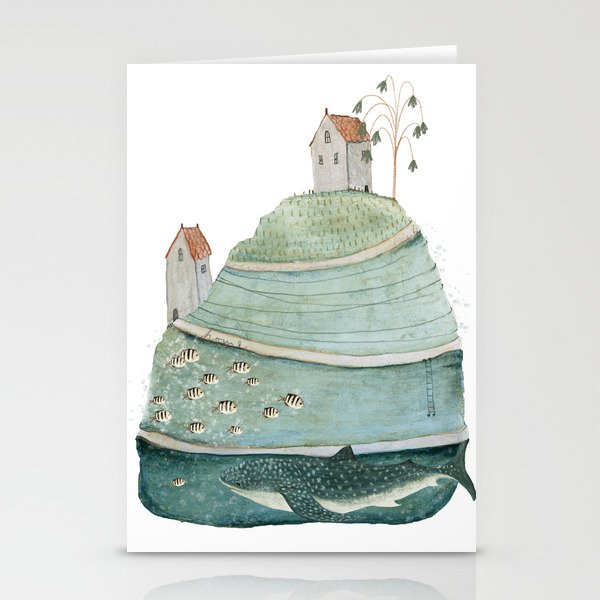 The sea house #3 Stationery Cards