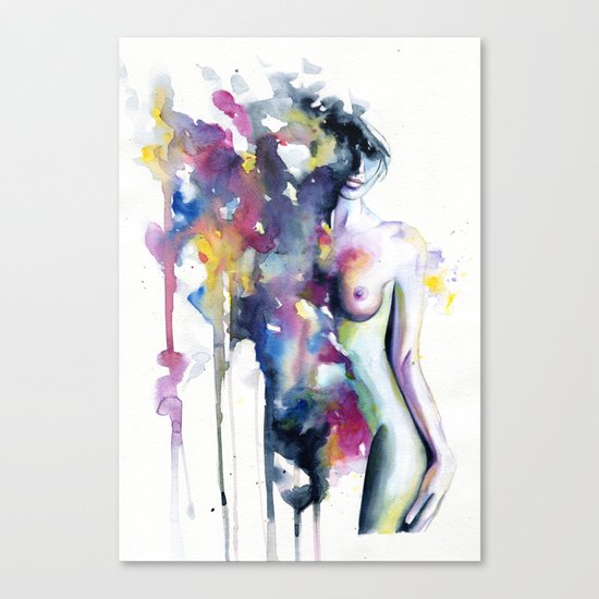 Half of me Canvas Print