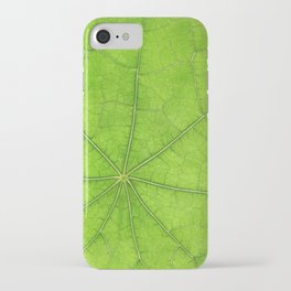 Green Leaf Veins 03 iPhone Case
