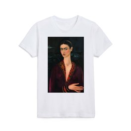 Frida Kahlo Self-portrait in velvet dress, 1926 Kids T Shirt