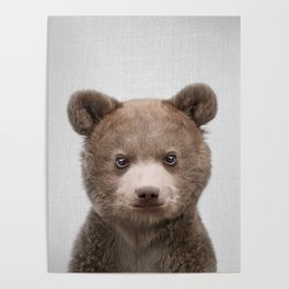 Baby Bear - Colorful Poster