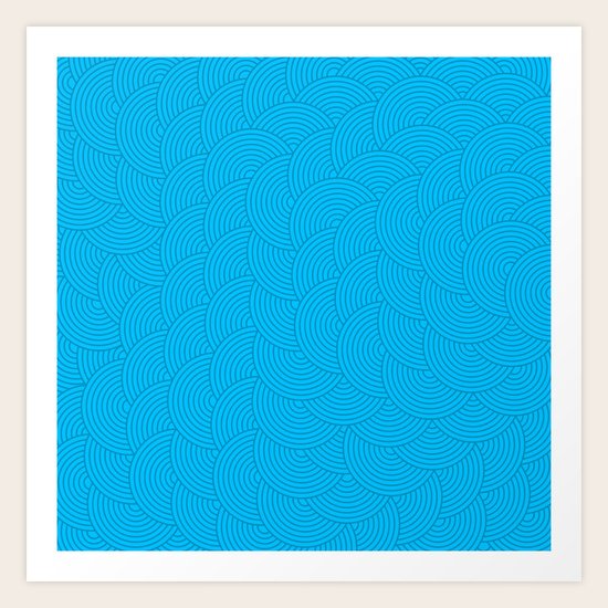 Dark Waves Art Print