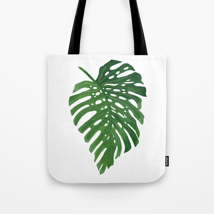 Monstera leaf Tote Bag