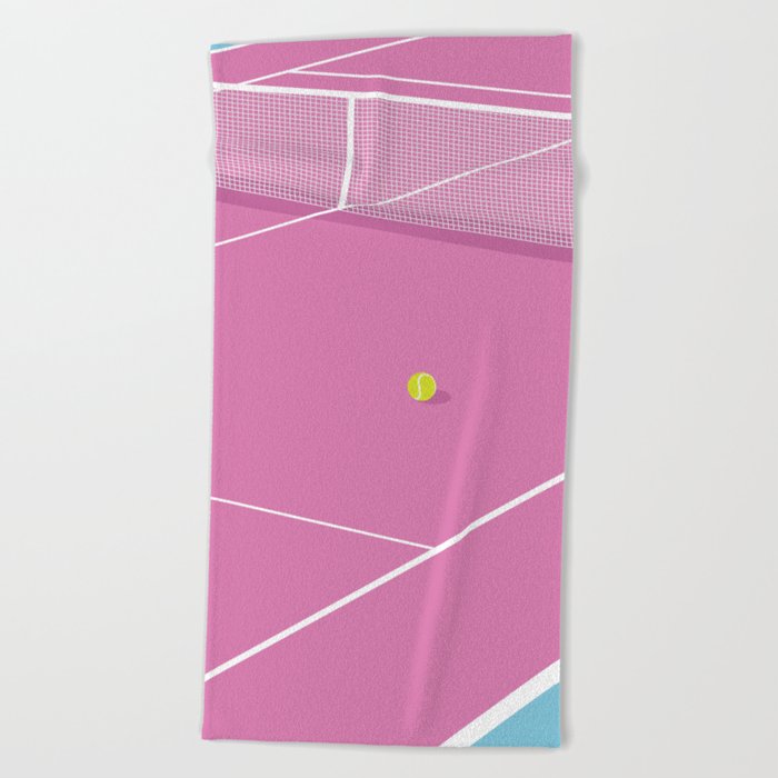 Tennis Court Beach Towel