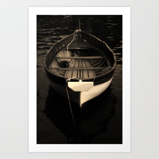 Boat of a Fisherman Art Print
