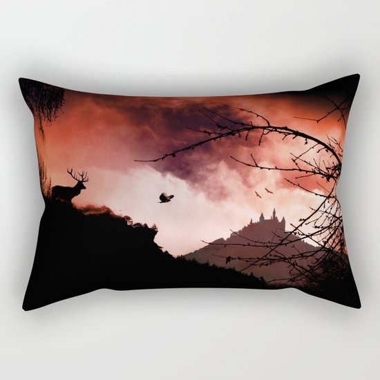 Dramatic cloudy scenery Rectangular Pillow