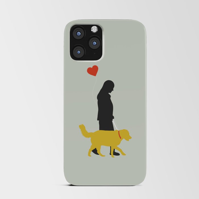 Walk with a dog iPhone Card Case
