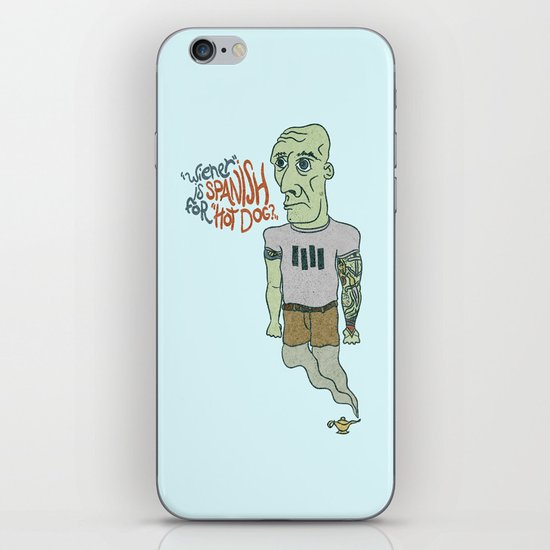 SPANISH HOT DOG iPhone Skin