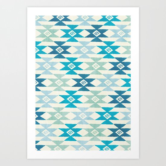 Triaqua Art Print