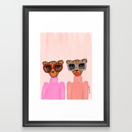 Two Cheetahs Framed Art Print