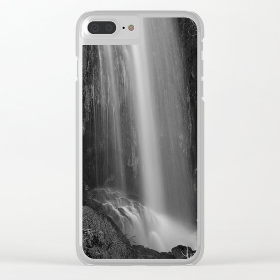 "Magic Waterfall" BW Clear iPhone Case