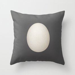 white egg Throw Pillow