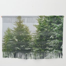 Winter Pine Tree Forest (Color) Wall Hanging