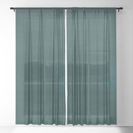 Green velvet Sheer Curtain