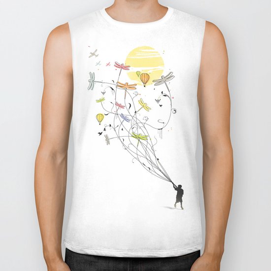 Kite Dream Biker Tank