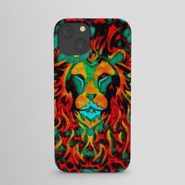 Hipster Lion Graffiti iPhone Case