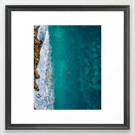 The Surf and The Sand Framed Art Print