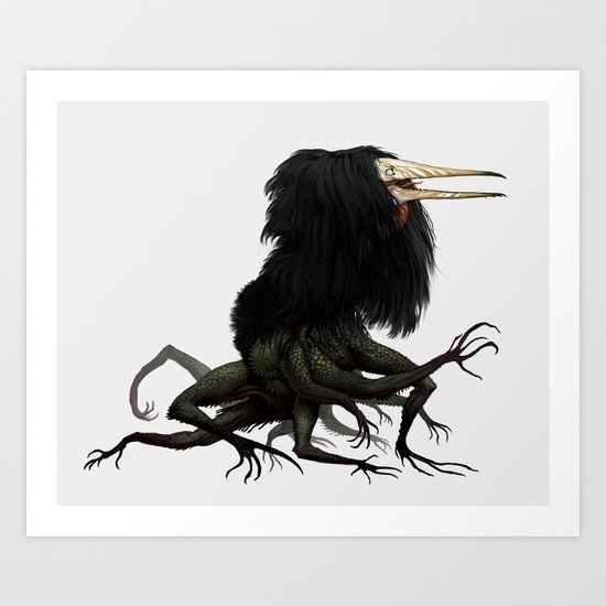 Twitchy Vukka Art Print