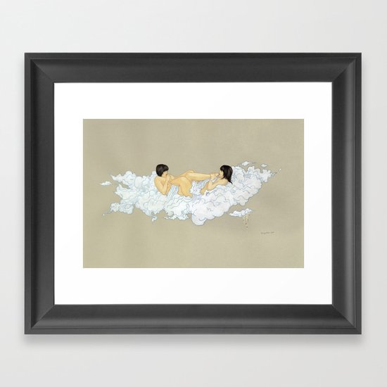 Your Toes Taste Like Natto Framed Art Print