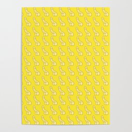 Banana Dicks! Yellow Penis, Male Anatomy Poster