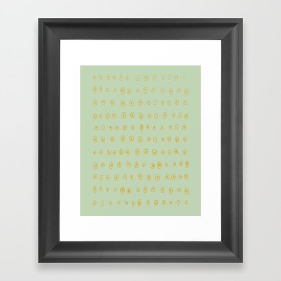 Salt Framed Art Print
