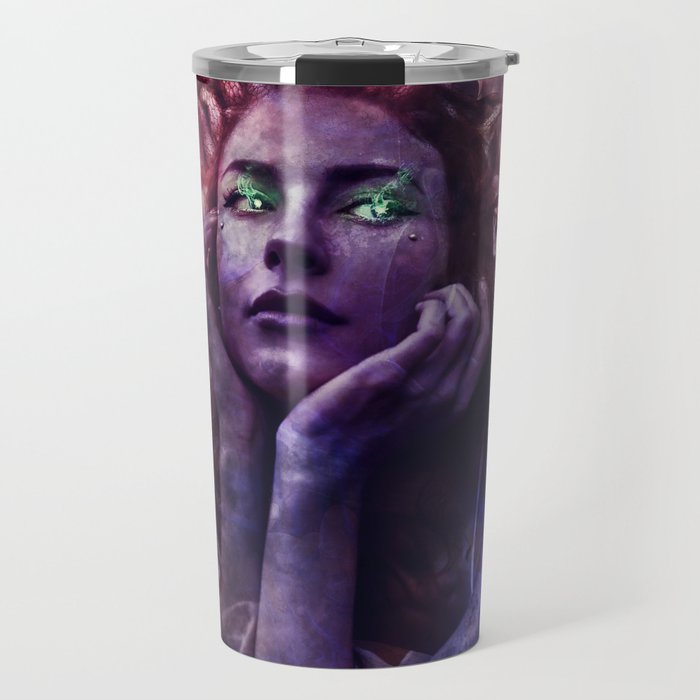 Medusa Portrait Travel Mug